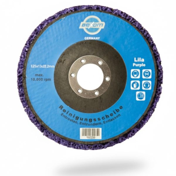 Grobreinigungsscheibe,CBS-Scheibe Reinigungsscheibe, 125mm LILA